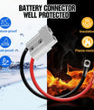 2 stk batterikontakt, Anderson 50A/120A til M8 batteristrømoverføringskontakt, 2AWG/4AWG/7AWG/8AWG/12AWG elektriske kabler
