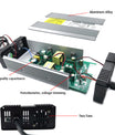 NOEIFEVO 58.4V 8A Lifepo4 akkulaturi 16S 48V (51.2V) Lifepo4 akulle