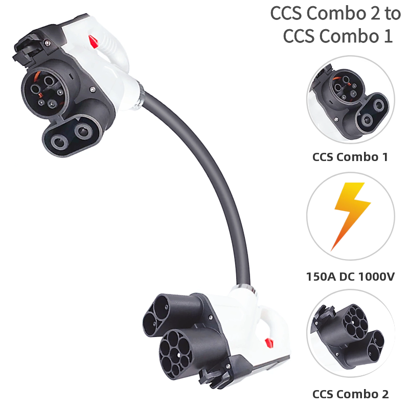 Noeifevo CCS 2 - CCS1 150A 1000V EV-sovitin, pikalatauskaapeli J1772-autoille J1772-autoille