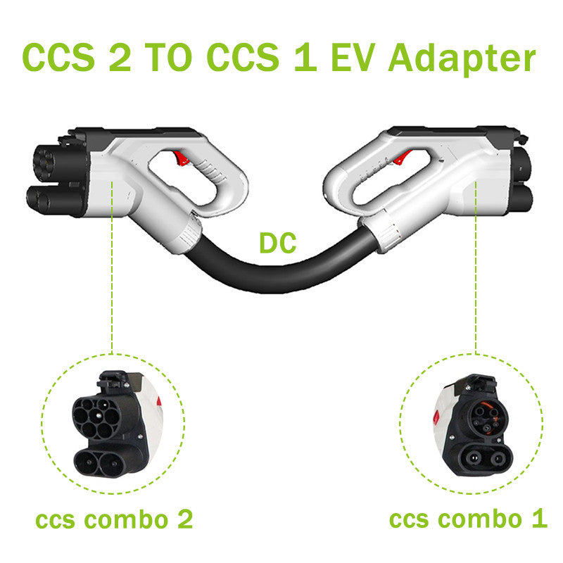 Noeifevo CCS 2 עד CCS1 150A 1000V מתאם EV, כבל טעינה מהירה למכוניות J1772