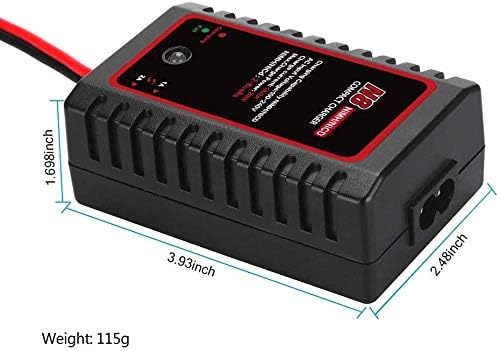 Cargador Inteligente para Baterías NiMH / NiCD N8 para Baterías de 2-8 celdas 2.4V 3.6V 4.8V 6V 7.2V 8.4V 9.6V para Airsoft, Coches RC, Barcos, Drones, con Conexión Estándar / Mini Tamiya