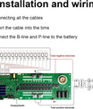 BMS 8S-16S 24V-48V 100A/150A Domowy magazyn energii BMS 1A/2A Aktywne wyrównanie Zintegrowany Bluetooth z RS485 CAN do systemu solarnego