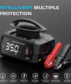 NOEIFEVO 6V 10A / 12V 35A / 24V 18A Universell bilbatterilader for litium-, LiFePO4-, blysyre-, AGM- og våtbatterier, 9-trinns smart vedlikeholdslader med 3 strøminnstillinger