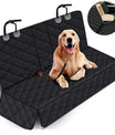 Funda para asiento de perro para el asiento trasero del coche, impermeable, protector de asiento trasero antideslizante para mascotas, transportador de seguridad universal para viajes con perros.