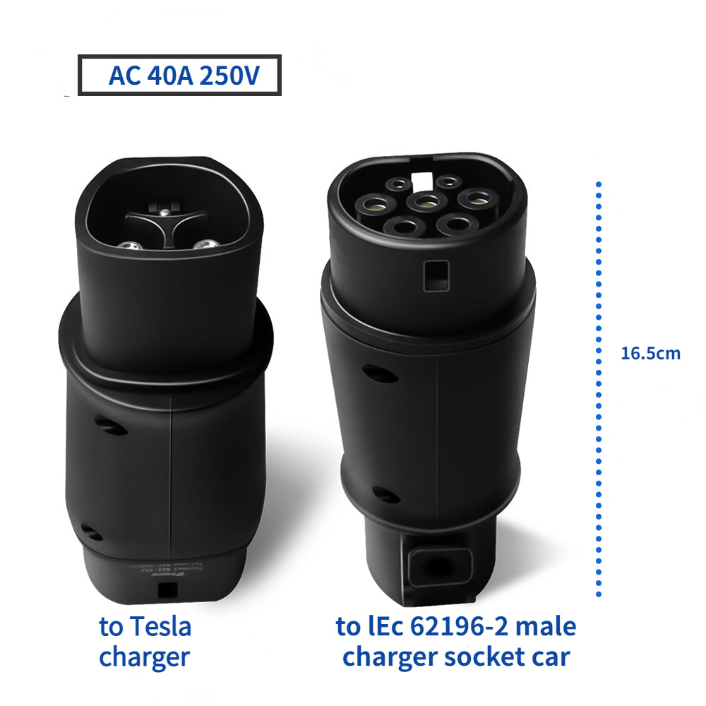 Adapter EV Tesla do Type 2, konwerter portu ładowania Tesla do portu ładowania Type2