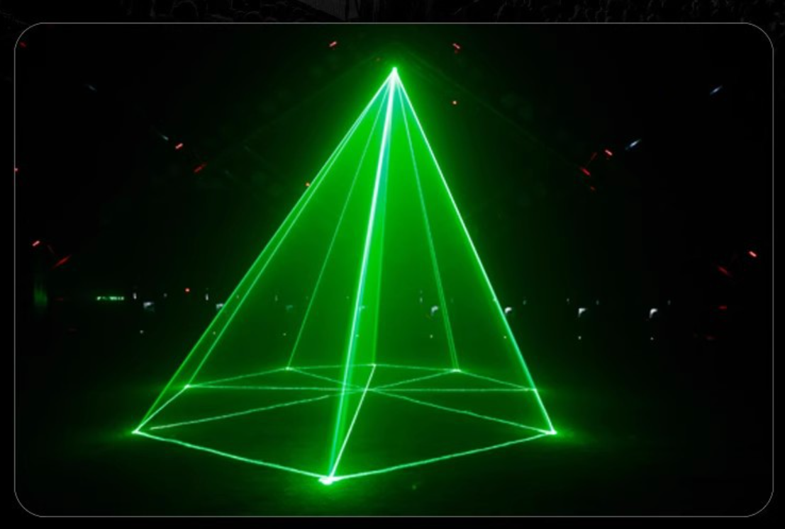 2W Vollfarben-Phantom-Laserlicht, professionelles Bühnenlicht, geeignet für KTV, Bars, Nachtclubs und Bühnenaufführungen