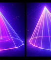 2W Vollfarben-Phantom-Laserlicht, professionelles Bühnenlicht, geeignet für KTV, Bars, Nachtclubs und Bühnenaufführungen