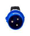 CEE32A 1-fase blauwe stroomadapter, compatibel met Tesla Model X, S, Y en Gen 2 EV-lader