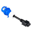 CEE32A 1-fase blauwe stroomadapter, compatibel met Tesla Model X, S, Y en Gen 2 EV-lader