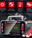 12 10A / 24V 5A Cargador de batería de coche totalmente automático Cargador de batería de coche de reparación por pulso inteligente Cargador de batería de motocicleta