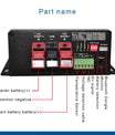 NOEIFEVO 12V 60A DC-DC-Ladegerät-Booster für Wohnmobile, Camper und Schiffe, für LiFePO4-Lithium-Blei-Säure-AGM-GEL-Batterien, unterstützt Bluetooth