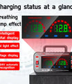 12 10A / 24V 5A Cargador de batería de coche totalmente automático Cargador de batería de coche de reparación por pulso inteligente Cargador de batería de motocicleta