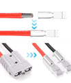 2 stk batterikontakt, Anderson 50A/120A til M8 batteristrømoverføringskontakt, 2AWG/4AWG/7AWG/8AWG/12AWG elektriske kabler