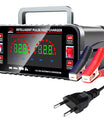 12 10A / 24V 5A Cargador de batería de coche totalmente automático Cargador de batería de coche de reparación por pulso inteligente Cargador de batería de motocicleta