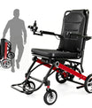 NOEIFEVO S500-7 Elektrische rolstoel - 13kg, joystick, 400W motor, afneembare lithiumbatterij, elektromagnetische rem, draagvermogen 100kg, voor reizen & dagelijks gebruik
