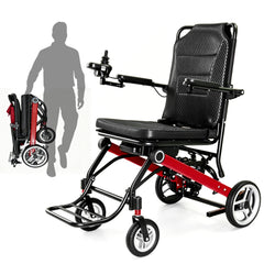 NOEIFEVO S500-7 Elektrische rolstoel - 13kg, joystick, 400W motor, afneembare lithiumbatterij, elektromagnetische rem, draagvermogen 100kg, voor reizen & dagelijks gebruik