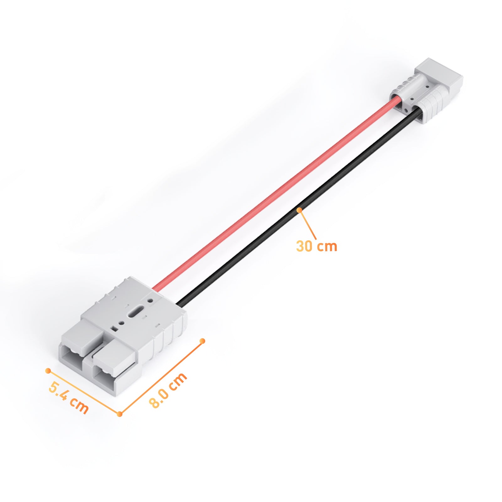 Batterieanschluss, Anderson 50A bis 120A, Anderson 50A bis 175A Batterie-Stromübertragungsanschluss mit 30 cm 8 AWG-Elektrokabel