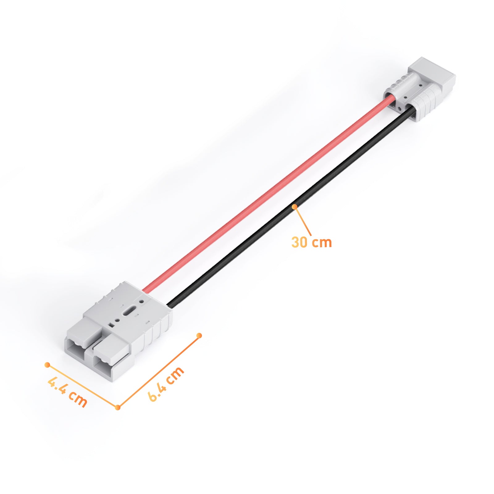 Batterieanschluss, Anderson 50A bis 120A, Anderson 50A bis 175A Batterie-Stromübertragungsanschluss mit 30 cm 8 AWG-Elektrokabel