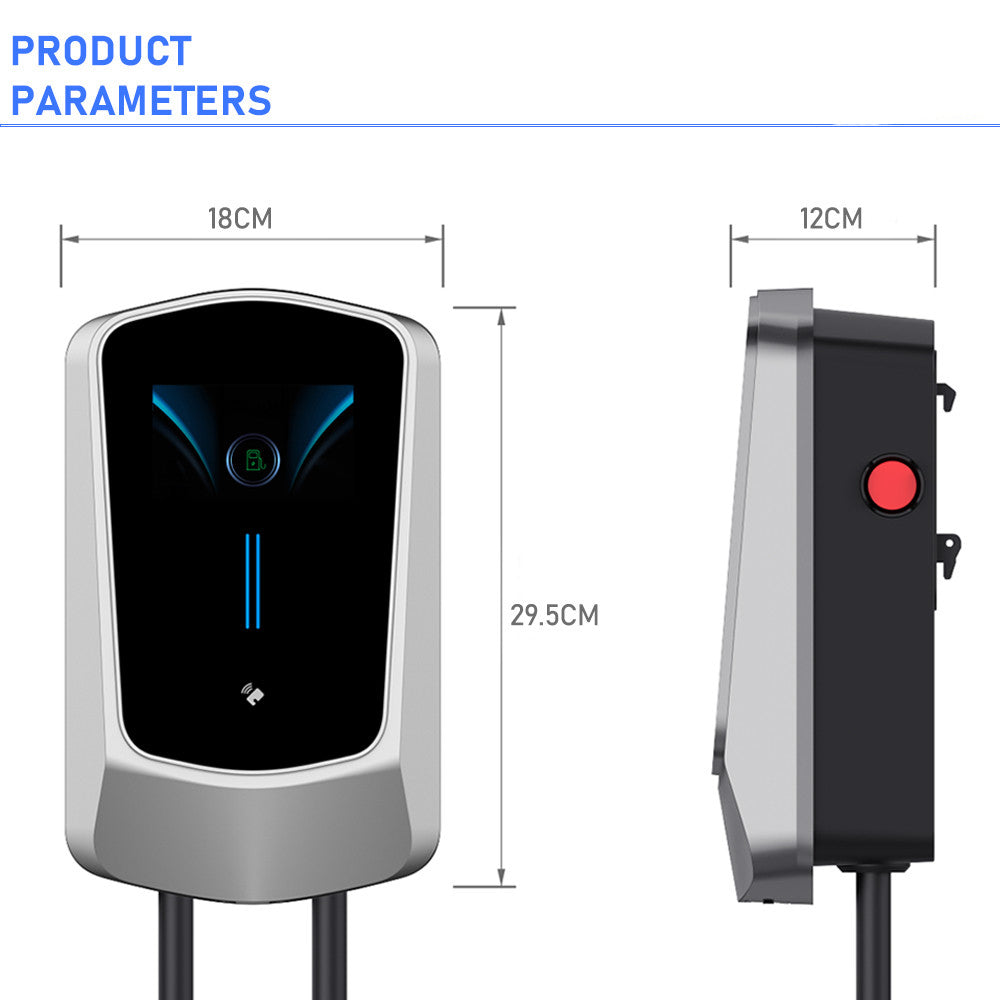 Noeifevo Q6 EV Ladestation Wallbox 11kW 16A Typ 2 5M DC6mA RCD-Schutz