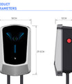 Estação de carregamento de veículos eléctricos Noeifevo Q6 22KW Wallbox 32A 3Phase Type 2 5M DC6mA RCD Protection